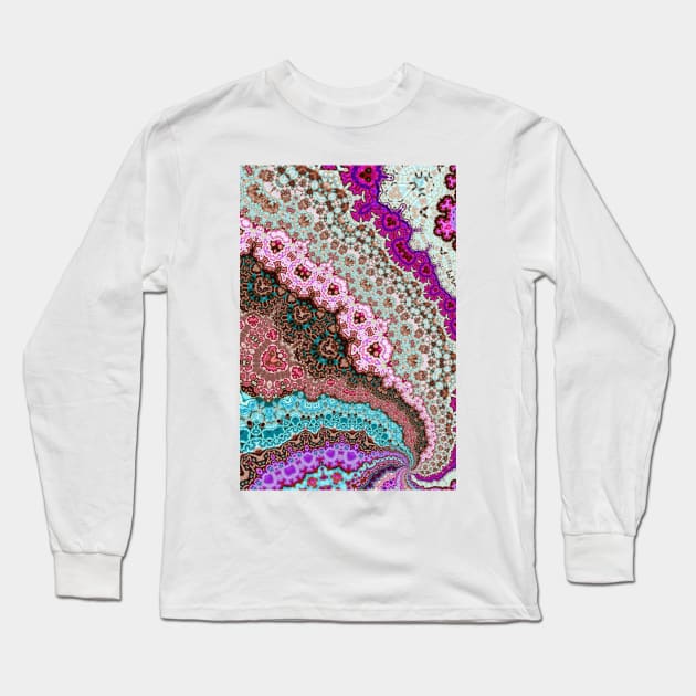 Colorful detailed background pattern Long Sleeve T-Shirt by pinkal